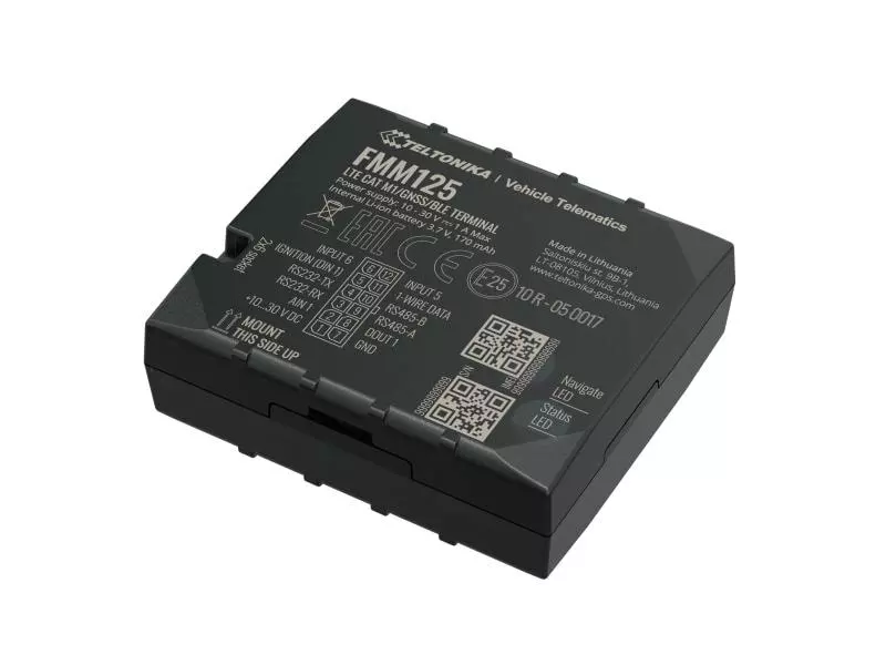 Teltonika Driverterminal FMM125 LTE/3G/GSM, RS485, RS232, BT 1 Teltonika Driverterminal FMM125 LTE/3G/GSM, RS485, RS232, BT