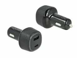 Delock Autoladegerät USB Typ-A und -C PD 3.0 63 W