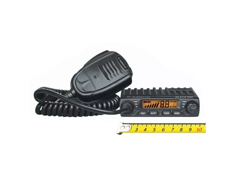 Albrecht CB Funkgerät AE 6110 VOX mit Zigarettenanzünder-Stecker 2 Albrecht CB Funkgerät AE 6110 VOX mit Zigarettenanzünder-Stecker – Bild 2