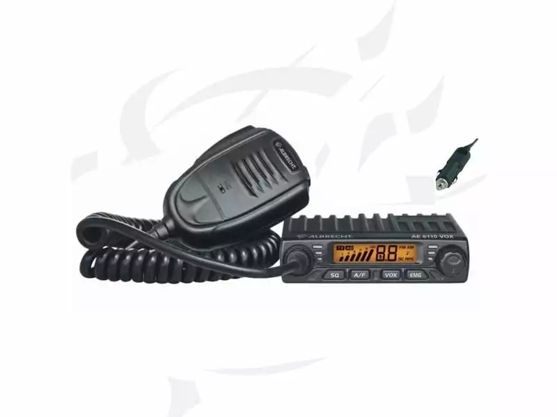 Albrecht CB Funkgerät AE 6110 VOX mit Zigarettenanzünder-Stecker 1 Albrecht CB Funkgerät AE 6110 VOX mit Zigarettenanzünder-Stecker