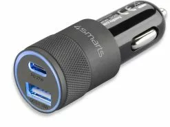 4smarts Autoladegerät Rapid+ 27W PD + QC 3.0
