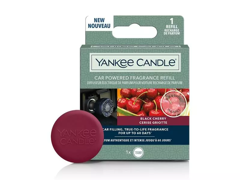 Yankee Candle Auto-Lufterfrischer Black Cherry Powered Fragrance Refill 1 Yankee Candle Auto-Lufterfrischer Black Cherry Powered Fragrance Refill