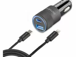 4smarts Autoladegerät Kfz- Rapid Quick Charge + PD 27W