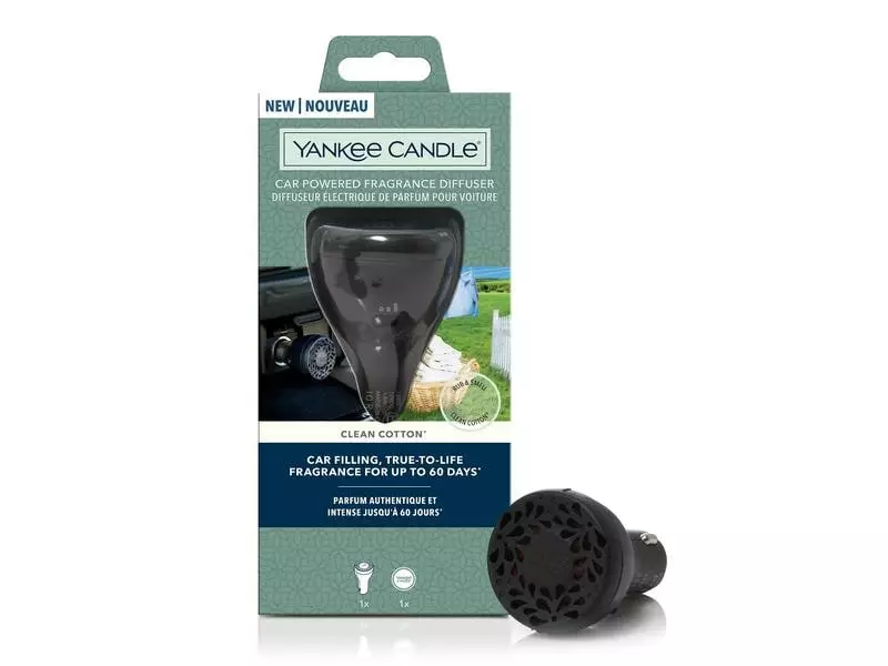 Yankee Candle Autodiffusor Clean Cotton Powered Fragrance Kit 1 Yankee Candle Autodiffusor Clean Cotton Powered Fragrance Kit