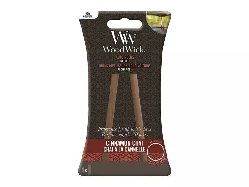 Woodwick Auto-Lufterfrischer Cinnamon Chai Reed Refill 1 Woodwick Auto-Lufterfrischer Cinnamon Chai Reed Refill