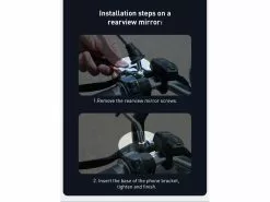 Baseus Motorradhalterung für 4.7 - 6.5 Zoll -NAU Fahrzeug & Mobilitat Geschaft 196209400 xxl