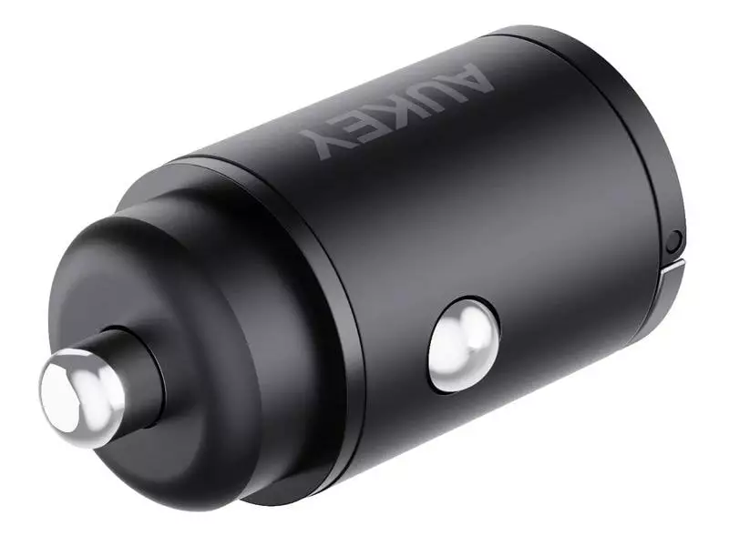 AUKEY Autoladegerät CC-A3 2-Port 30W USB-A QC + USB-C PD 1 AUKEY Autoladegerät CC-A3 2-Port 30W USB-A QC + USB-C PD