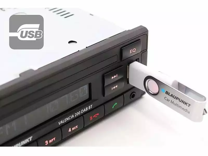 Blaupunkt Autoradio Valencia 200 DAB-BT 1 DIN 3 Blaupunkt Autoradio Valencia 200 DAB-BT 1 DIN – Bild 3