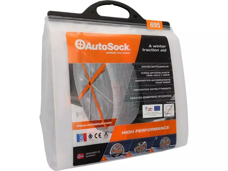Autosock Textilschneekette GR 695, 2 Stück 2 Autosock Textilschneekette GR 695, 2 Stück – Bild 2