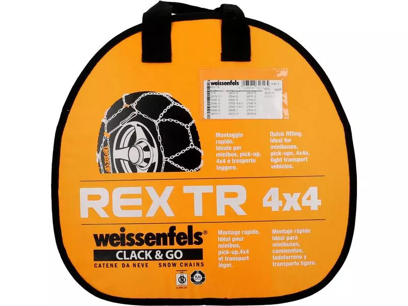 Weissenfels Stahlschneekette Rex TR 4 x 4 Gruppe 11 2 Weissenfels Stahlschneekette Rex TR 4 x 4 Gruppe 11 – Bild 2