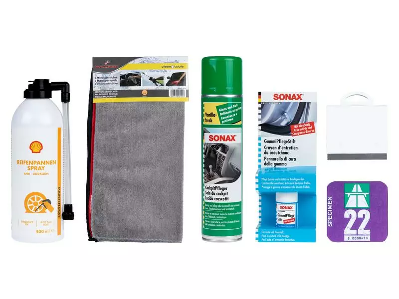 Sonax Auto Winterset mit Autobahnvignette 2022 1 Sonax Auto Winterset mit Autobahnvignette 2022