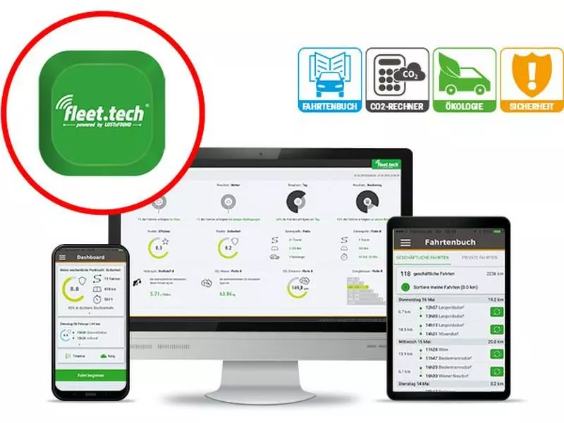 LOSTnFOUND Fahrzeugortung fleet.tech Beacon Starterset 3 LOSTnFOUND Fahrzeugortung fleet.tech Beacon Starterset – Bild 3