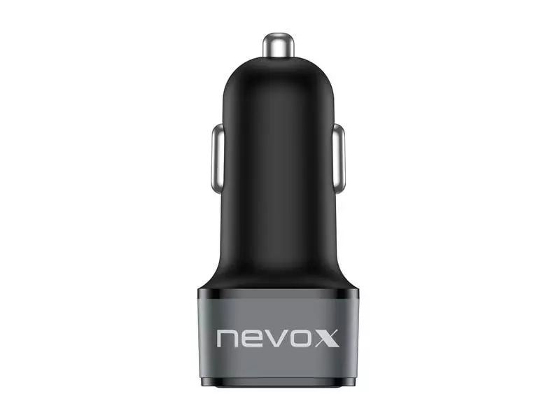 Nevox Autoladegerät Dual USB-C + USB-A 48W 3 Nevox Autoladegerät Dual USB-C + USB-A 48W – Bild 3
