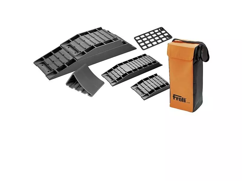 Froli Auffahrkeil Set 9-teilig Schwarz 1 Froli Auffahrkeil Set 9-teilig Schwarz