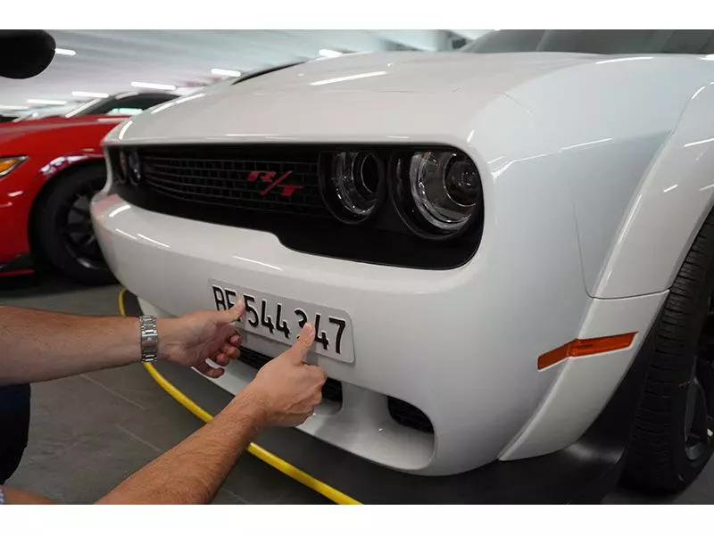 Frameless Kennzeichenhalterset Klettsystem, rahmenlos, 2 x KFZ 5 Frameless Kennzeichenhalterset Klettsystem, rahmenlos, 2 x KFZ – Bild 5