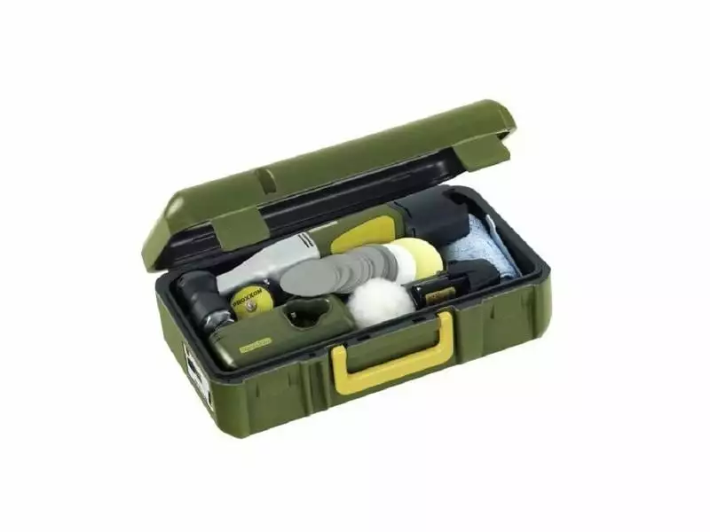 Proxxon Akku-Winkelpolierer EP/A mit Akku & Ladegerät im Koffer 2 Proxxon Akku-Winkelpolierer EP/A mit Akku & Ladegerät im Koffer – Bild 2