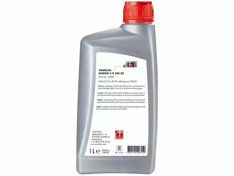 Panolin Motorenöl Avanis C-X 5W-30, 1 l 2 Panolin Motorenöl Avanis C-X 5W-30, 1 l – Bild 2