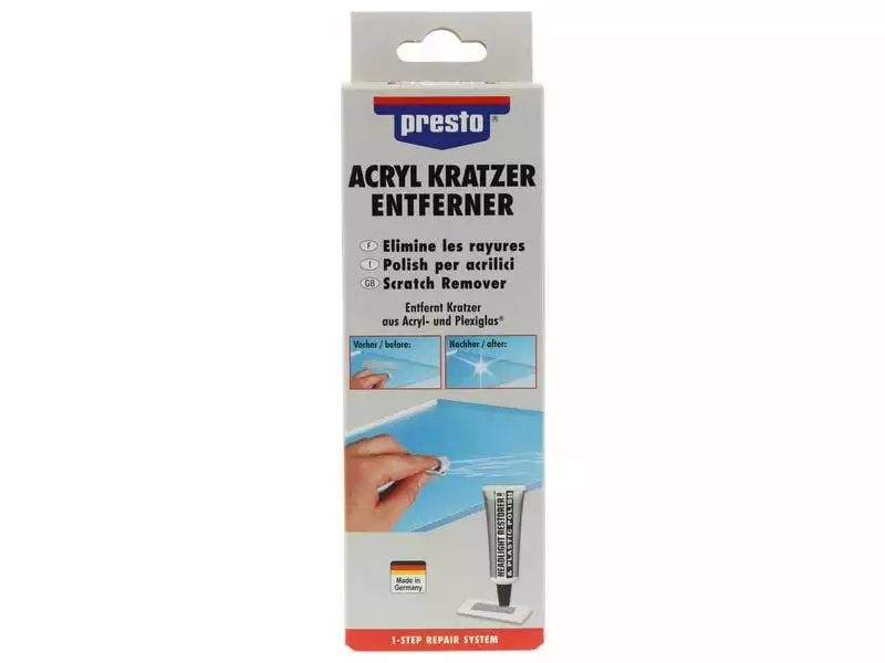 Presto Reparaturset Acryl-Kratzer-Entferner 1 Presto Reparaturset Acryl-Kratzer-Entferner