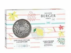 Maison Berger Autodiffusor Set Riviera Citron Tonique