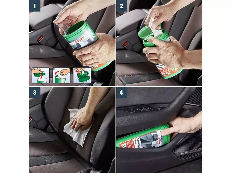 Sonax Reinigungstücher Box, Innen & aussen 5 Sonax Reinigungstücher Box, Innen & aussen – Bild 5