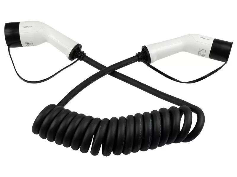 FURBER.power Ladekabel THOR Typ 2 22kW 5m Spiral 1 FURBER.power Ladekabel THOR Typ 2 22kW 5m Spiral