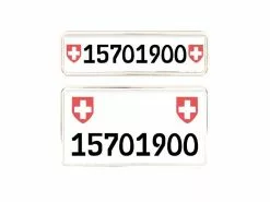 EASYKLICK Kennzeichenhalterset hoch, Chrom -NAU Fahrzeug & Mobilitat Geschaft 52231064 xxl