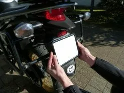 EASYKLICK Kennzeichenhalter Moto Chrom -NAU Fahrzeug & Mobilitat Geschaft 52231124 xxl