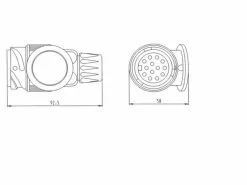 Südo Stecker 221019 13-polig 5 Südo Stecker 221019 13-polig -NAU Fahrzeug & Mobilitat Geschaft 53010765 xxl