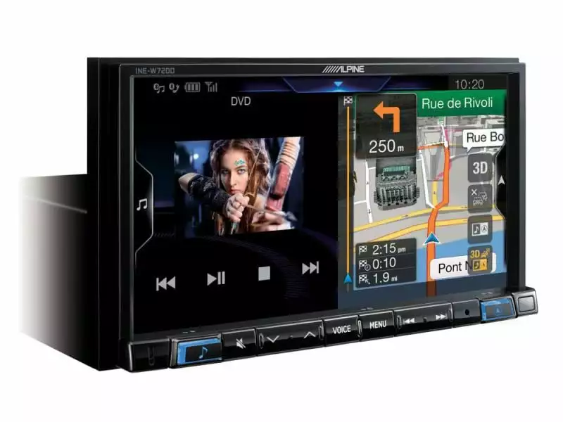 Alpine Autoradio INE-W720D 2 DIN 4 Alpine Autoradio INE-W720D 2 DIN – Bild 4