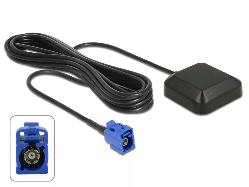 Delock Antenne GNNS GALILEO GPS Fakra-C Buchse, 5m Kabel 1 Delock Antenne GNNS GALILEO GPS Fakra-C Buchse, 5m Kabel