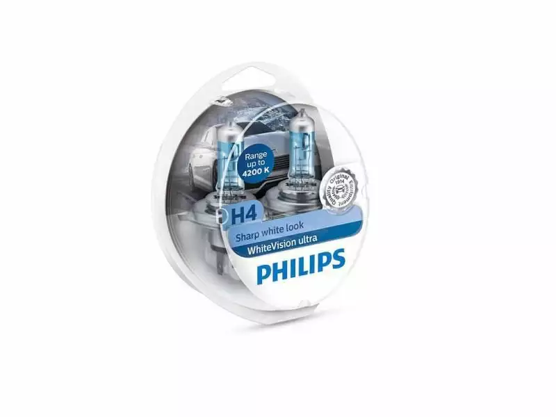 Philips Automotive H4 WhiteVision ultra PKW 1 Philips Automotive H4 WhiteVision ultra PKW