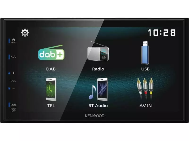 Kenwood Moniceiver DMX125DAB 2 DIN 1 Kenwood Moniceiver DMX125DAB 2 DIN