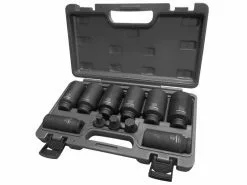 Kraftwerk Schlag-Stecknuss-Satz 1/2" 11-teilig, 12-kant