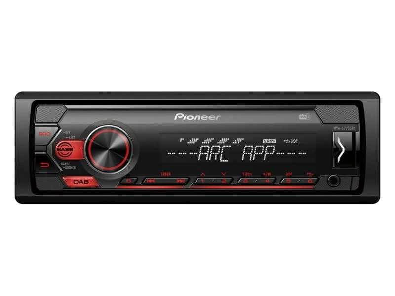 Pioneer Autoradio MVH-S220DAB 1 DIN 1 Pioneer Autoradio MVH-S220DAB 1 DIN