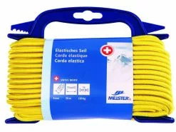 Meister Gummi-Spannseil Ø 6 mm, 20 m, 120 kg, Gelb