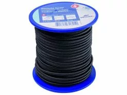 Meister Gummi-Spannseil Ø 3,5 mm, 25 m, 30 kg, Schwarz