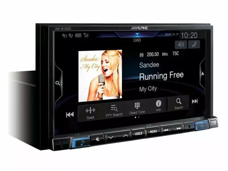 Alpine Autoradio INE-W720D 2 DIN 1 Alpine Autoradio INE-W720D 2 DIN